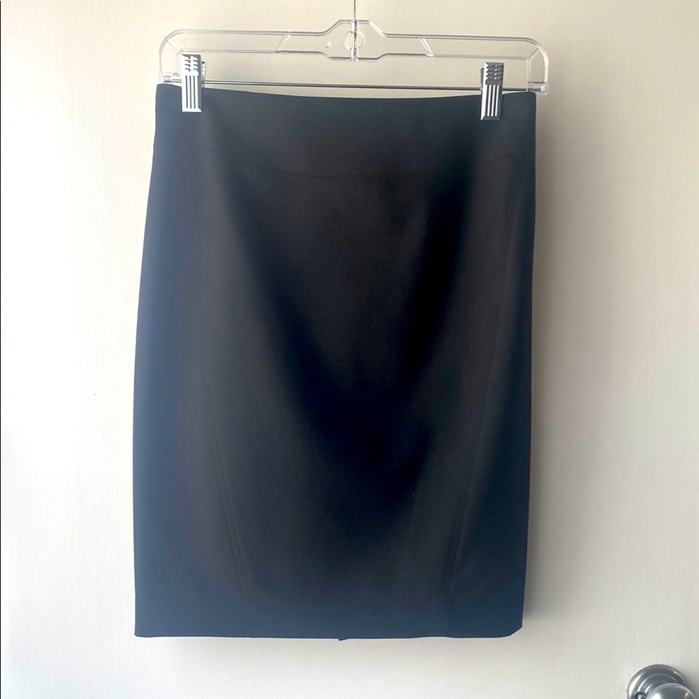 LOFT Black Knee-Length Pencil Skirt for Work